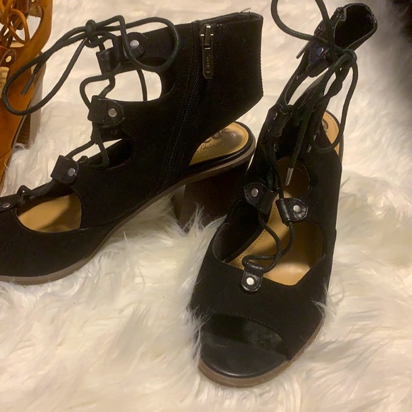 Sam Edelman Sandals Black & Brown - Picture 8 of 9